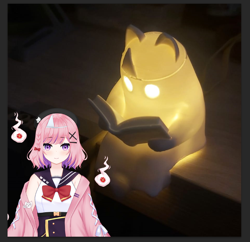 Hantu Baca Buku (3D Printed) - Hanny Toreiko