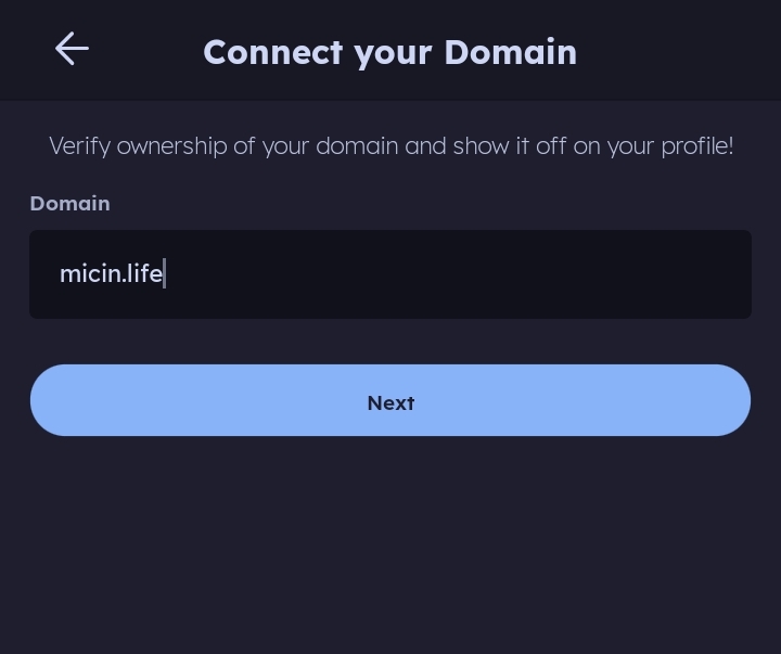 Domain connection